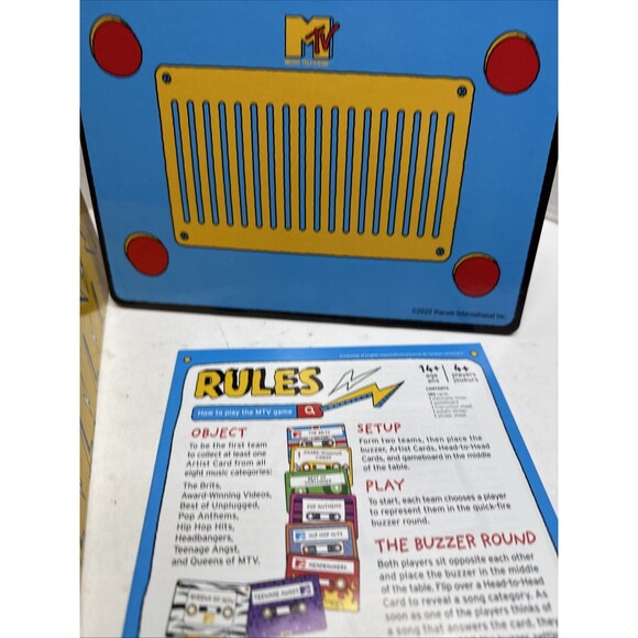 MTV The Throwback Music Party Board Game 4+ Players - Picture 10 of 14